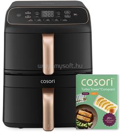 COSORI Turbo Tower Compact 8,6 l, kerámia forrólevegős sütő (fekete) CAF-DC861-CEUR small