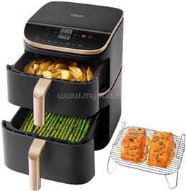 COSORI TurboTower Pro Smart 10,8 L kerámia forrólevegős sütő (fekete-arany) CAF-DC123S-DEUR small