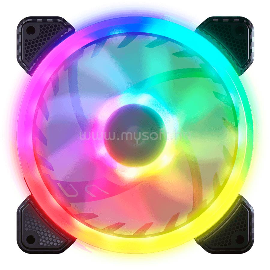 COUGAR GAMING Vortex VX 120 3 Pcs. Pack | 3MVX1203.0001 | FAN | 3 pcs. / 120mm PWM HDB ARGB Fan with 5V-ARGB Header (fan only)