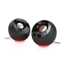 CREATIVE Pebble SE 2.0 USB-C Powered PC Speakers with RGB Lighting Black 51MF1725AA000 small