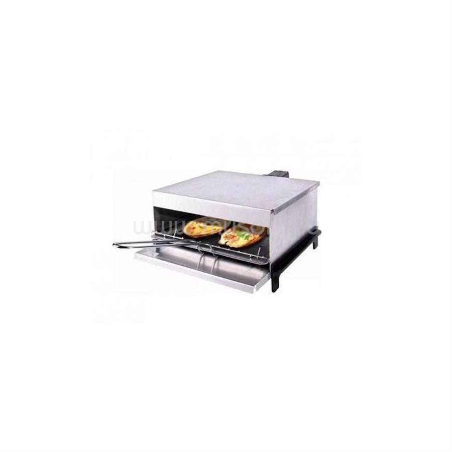 CROWN CEPG-800 retro party grill és melegszendvicssütő, beltéri és kültéri használatra, olajleeresztő, 800W