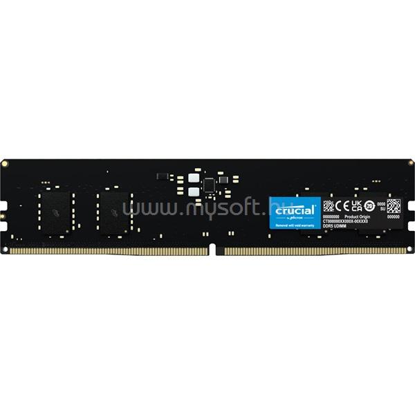 CRUCIAL UDIMM memória 16GB DDR5 4800MHz CL40