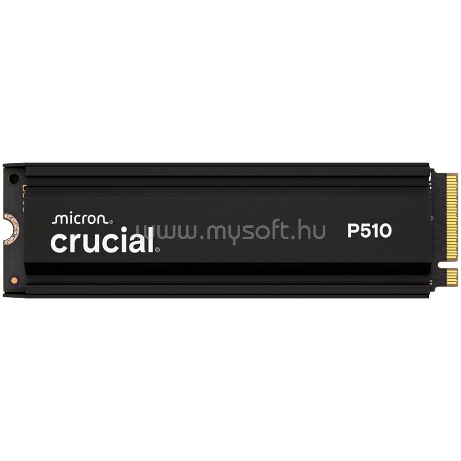 CRUCIAL P510 2TB PCIe Gen5 NVMe 2280 M.2 SSD with heatsink