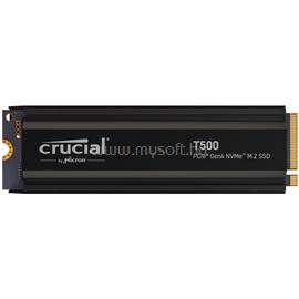 CRUCIAL T500 2TB PCIe Gen4 NVMe M.2 SSD with heatsink CT2000T500SSD5 small