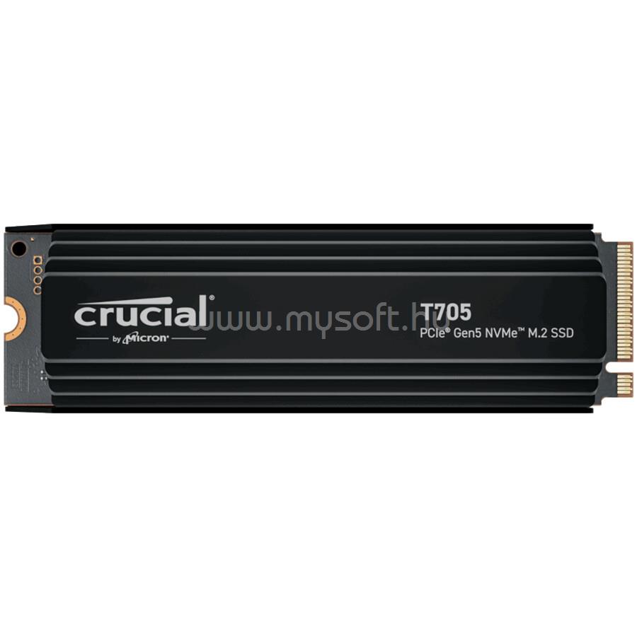 CRUCIAL T705 4TB PCIe Gen5 NVMe M.2 SSD with heatsink