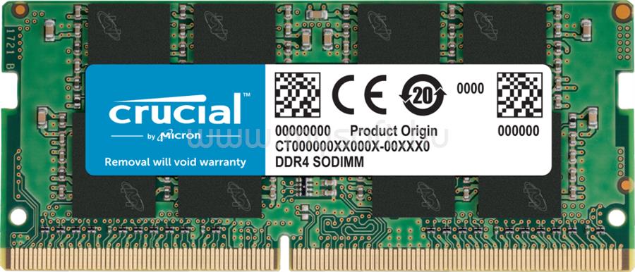 CRUCIAL-MICRON SODIMM memória 8GB DDR4 3200MHz CL22