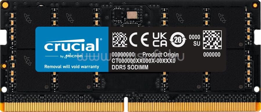 CRUCIAL SODIMM 32GB DDR5 4800MHz CL40