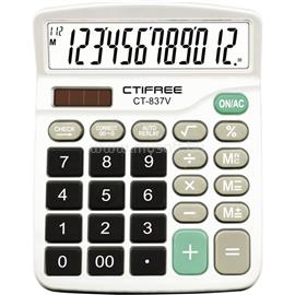 CTIFREE CTIFREE CT-837V számológép, 120x150mm, 12 számjegy, dual power CT-837V small