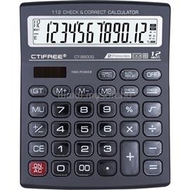 CTIFREE CTIFREE CT-9600G szürke színű számológép, 155x200mm, 12 számjegy, dual power CT-9600G small