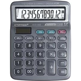 CTIFREE CTIFREE ECO-002 fekete számológép, 138x178mm, 12 számjegy, dual power ECO-002(SDC-3822C) small
