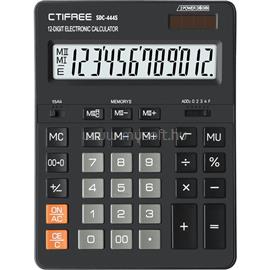 CTIFREE CTIFREE SDC-444S fekete számológép, 155x205mm, 12 számjegy, dual power SDC-444S small