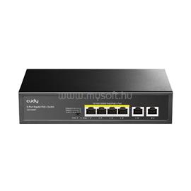 CUDY GS1006P 1x 10/100/1000(PoE+/PoE)+3x 10/100/1000(PoE)+2x gigabit uplink, 60W PoE switch CUDY_GS1006P small