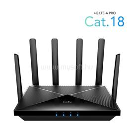 CUDY LT18 kétsávos AX1800 WIFI 6 MESH dual nanoSIM 4G LTE CAT18 router (fekete) LT18_EU small