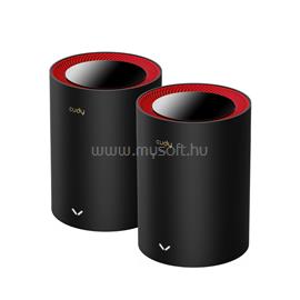 CUDY M3000(2-Pack) kétsávos AX3000 WIFI6 MESH 2,5 gigabit router (2db-os szett, fekete) CUDY_00225754 small