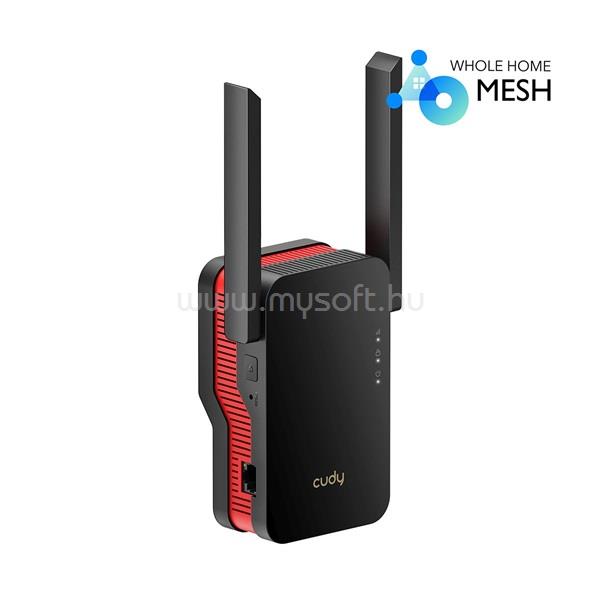 CUDY RE3000 kétsávos AX3000 WIFI 6 MESH range extender (fekete)