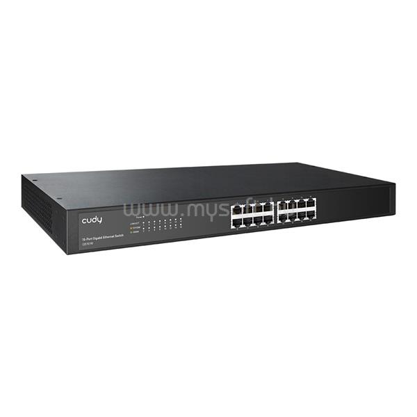 CUDY GS1016 Switch 16x1000Mbps, Fémházas Asztali/Rackes