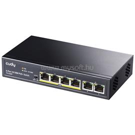 CUDY FS1006P Switch 6x100Mbps (4xPOE+) + 2x100Mbps Uplink, Fémházas, Asztali FS1006P small