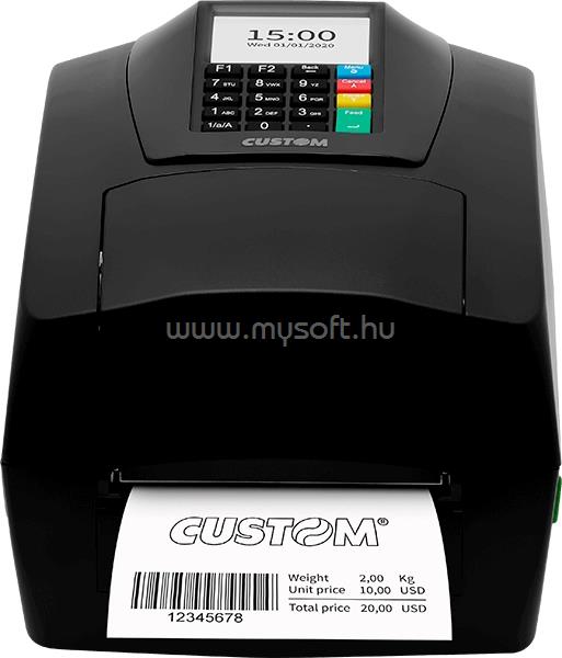 CUSTOM D4 302-K címkenyomtató