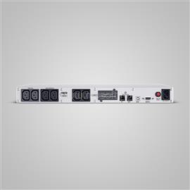 CYBERPOWER UPS, 6xC13,1xUSB 1500VA 900W Aktív PFC,tiszta színuszos szünetmentes,LINE-INTERAKTÍV, AVR,színes LCD, 1U rack CP1500EIPFCRM1U small