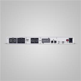 CYBERPOWER UPS, 6xC13,1xUSB 700VA 420W Aktív PFC,tiszta színuszos szünetmentes,LINE-INTERAKTÍV, AVR,színes LCD, 1U rack CP700EIPFCRM1U small