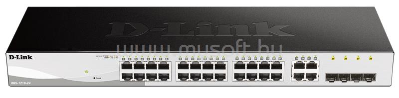 D-LINK DGS-1210-24/E 24-port 10/100/1000 Gigabit Smart Switch including 4 Combo 1000BaseT/SFP