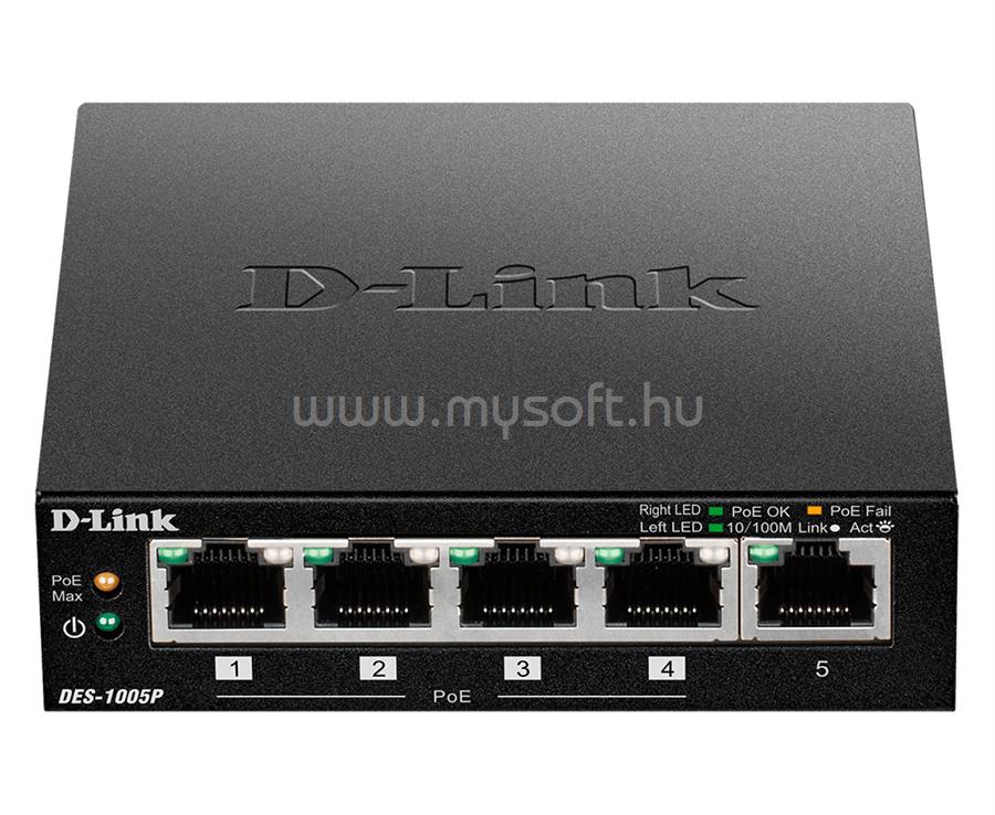 D-LINK DES-1005P/E PoE Switch
