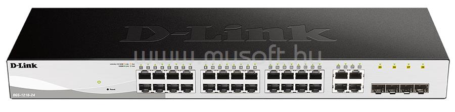 D-LINK DGS-1210-24 Web Smart 24-Port Gigabit Switch with 4 Combo SFP Slots