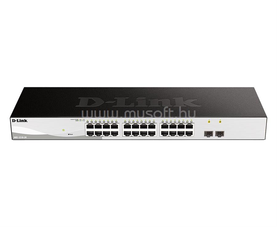 D-LINK DGS-1210-26/E 26-Port Gigabit Smart Switch with 2 SFP ports