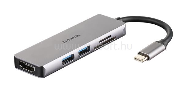 D-LINK DUB-M530 5-in-1 USB-C Hub with HDMI and SD/microSD Card Reader