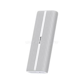 D-LINK Külső Ház USB-C 4.0 to M.2 NVMe Alumínium (40Gbps) Fehér, DSP-411 DSP-411 small