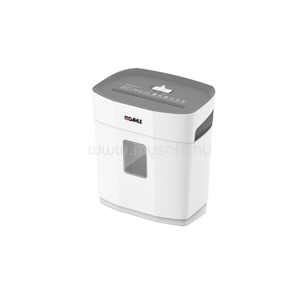 DAHLE Iratmegsemmisítő PaperSAFE 140, 10 lap (A4/80gr), kapocs/kártya vágás, P-4/F-1/T-4/E-3, 3.5 m/min, 12 liter