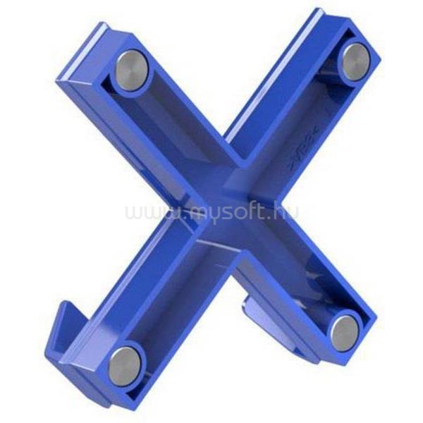 DAHLE Mega XL 90x90mm kereszt alakú kék mágneses akasztó