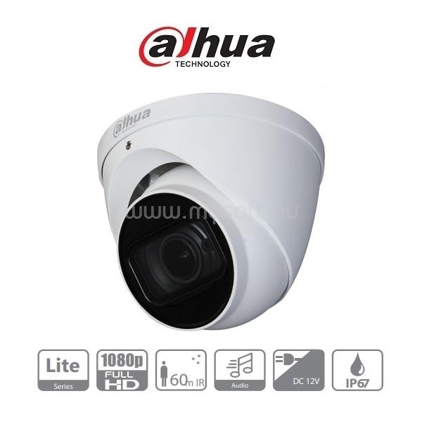 DAHUA Analóg turretkamera - HAC-HDW1200T-Z-A (2MP, 2,7-12mm(motor), kültéri, IR60m, ICR, IP67, DWDR, audio)