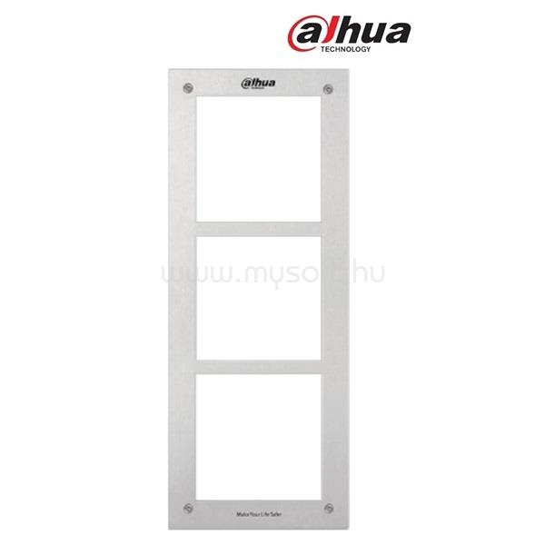 DAHUA előlapi panel - VTOF003  (modulrális IP video kaputelefonhoz, 3 férőhelyes)