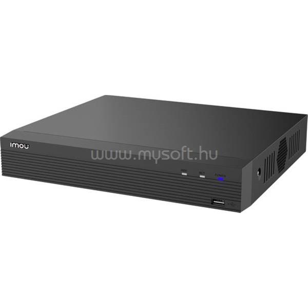 IMOU Imou NVR rögzítő - N18P (8 csatorna, H265+, 1080P@30fps, HDMI, VGA, USB, 1x Sata (max 8TB), 72W PoE)