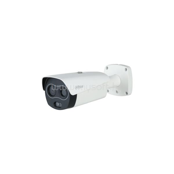 DAHUA IP Bullet dual hőkamera - TPC-BF2241-TB7F8 (256x192, 7mm / 4MP, 8mm, ICR, IR35m, IP67, WDR, audio, I/O, PoE)