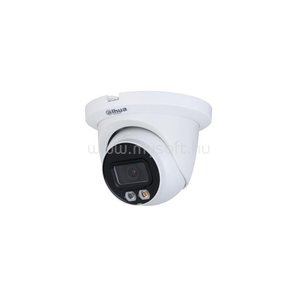 DAHUA IP turretkamera - IPC-HDW2449TM-S-IL (4MP, 2,8mm, kültéri, H265, IP67, IR30m, IL30m, SD, PoE, mikrofon, Lite AI)