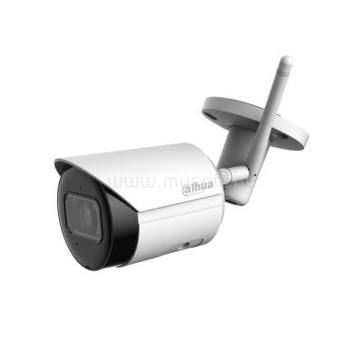 DAHUA IPC-HFW1230DS-SAW IP wifi Bullet kamera (2MP, 2,8mm, kültéri, 2,4GHz; H265, IR30m, IP67, SD; mikrofon; 12VDC)