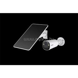 DAHUA IP wifi csőkamera Kit - BF4C XL Pearl (Szolár; AOV; 4MP, 2.1mm, 5GHz; H265, IR+LED20m, IP66, SD; mikr.; hangsz.) KIT-/IPC-BF4C-0210B-XL-PEARL/M0508 small
