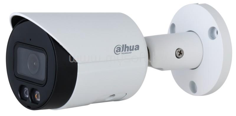 DAHUA IPC-HFW2449S-S-IL IP csőkamera (4MP, 3,6mm, kültéri, H265+, IP67, IR30m, IL10m, SD, PoE, mikrofon, Lite AI)
