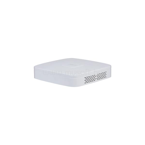 DAHUA NVR Rögzítő - NVR4104-EI (4 csatorna, H265+, 80Mbps rögzítési sávszélesség, HDMI+VGA, 2xUSB, 1xSata, AI)