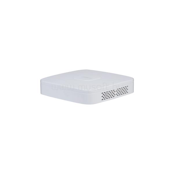 DAHUA NVR Rögzítő - NVR4104-P-EI (4 csatorna, H265+, 4port PoE, 80Mbps, HDMI+VGA, 2xUSB, 1xSata, AI)