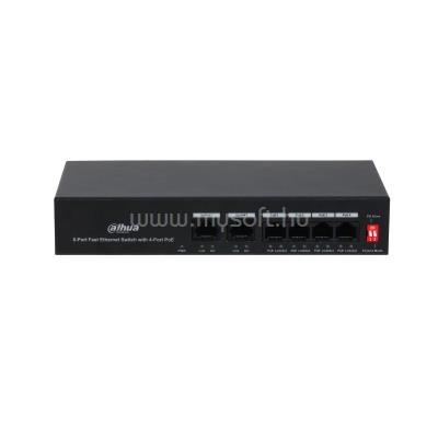 DAHUA PFS3006-4ET-36 PoE switch (4x100Mbps af/atPoE+ 2x100Mbps port, 36W)
