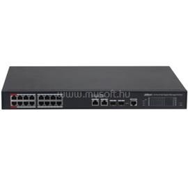 DAHUA S4220-16GT-190 menedzselhető PoE switch (18x 1Gbps; 16x PoE/PoE+; 2x 1Gbps SFP; 190W) S4220-16GT-190 small