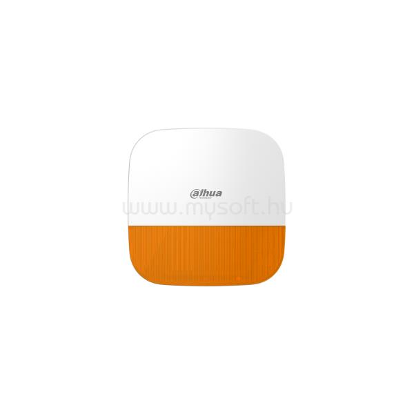 DAHUA Vezeték nélküli kültéri sziréna - AirShield ARA13-W2 Naranc (IP65; 110dB; LED; 868MHz, AES128, 12VDC+Akku; Mabisz)