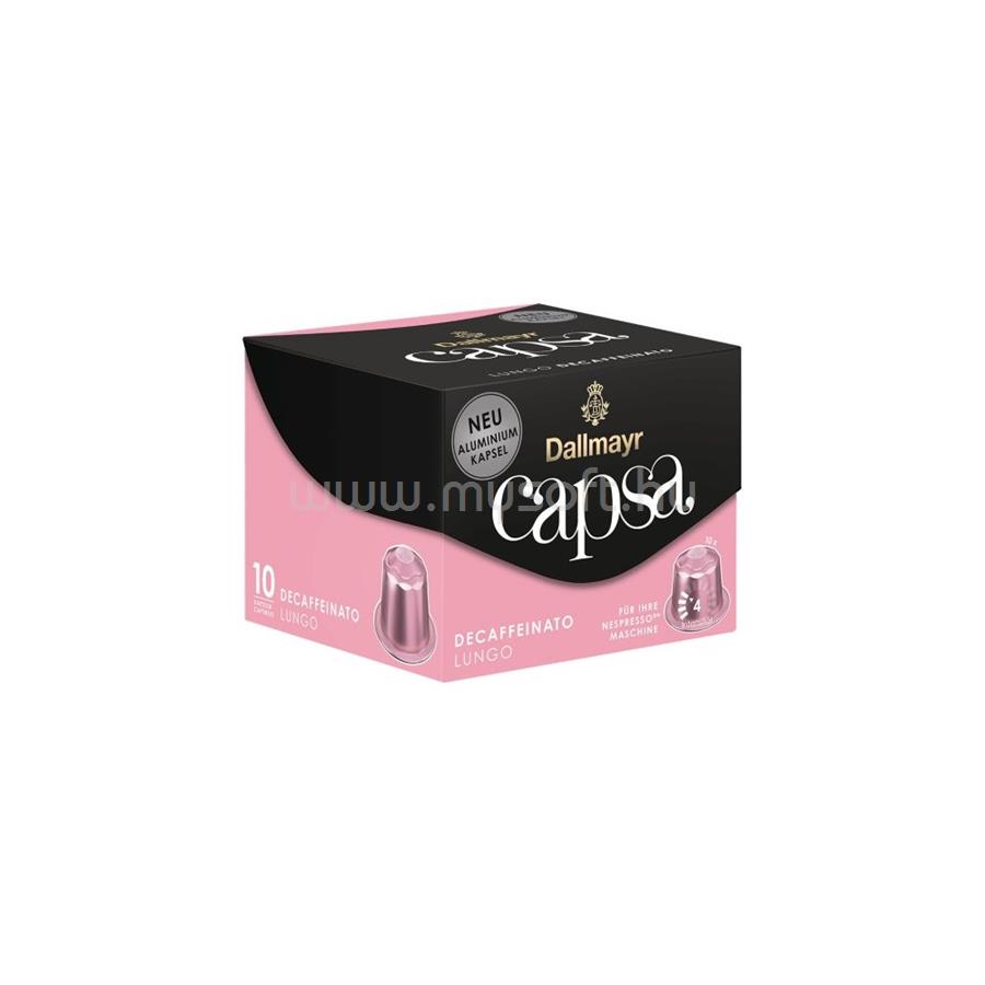 DALLMAYR Kávékapszula, Nespresso Lungo Decaffeinato 10db kapszula
