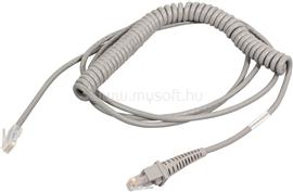DATALOGIC CAB-362 SH 4132 COILED CABLE RJ10 MAGELLAN AUX PORT 12 90G001095 small