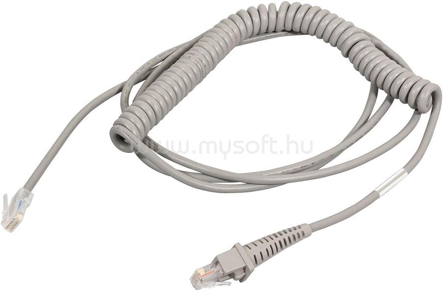 DATALOGIC CAB-362 SH 4132 COILED CABLE RJ10 MAGELLAN AUX PORT 12