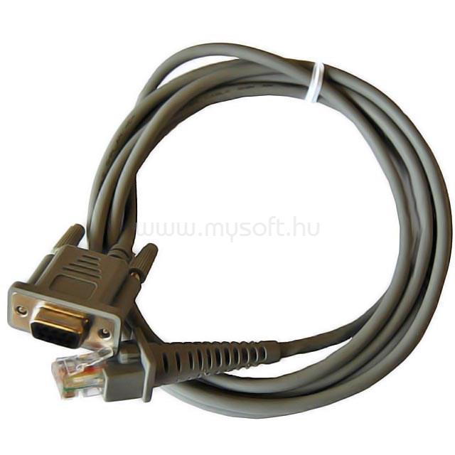 DATALOGIC CAB-389 RS232 STRAIGHT CABLE 9-PIN MALE CONN BEETLE POS
