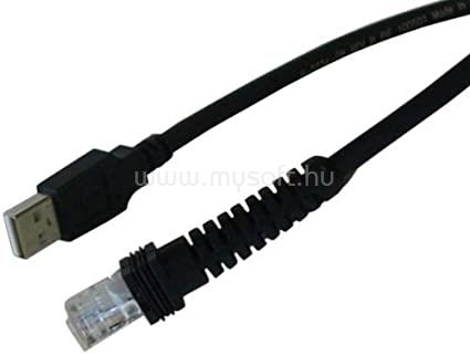 DATALOGIC CAB-412 USB TYPE A OPT-PWR COILED